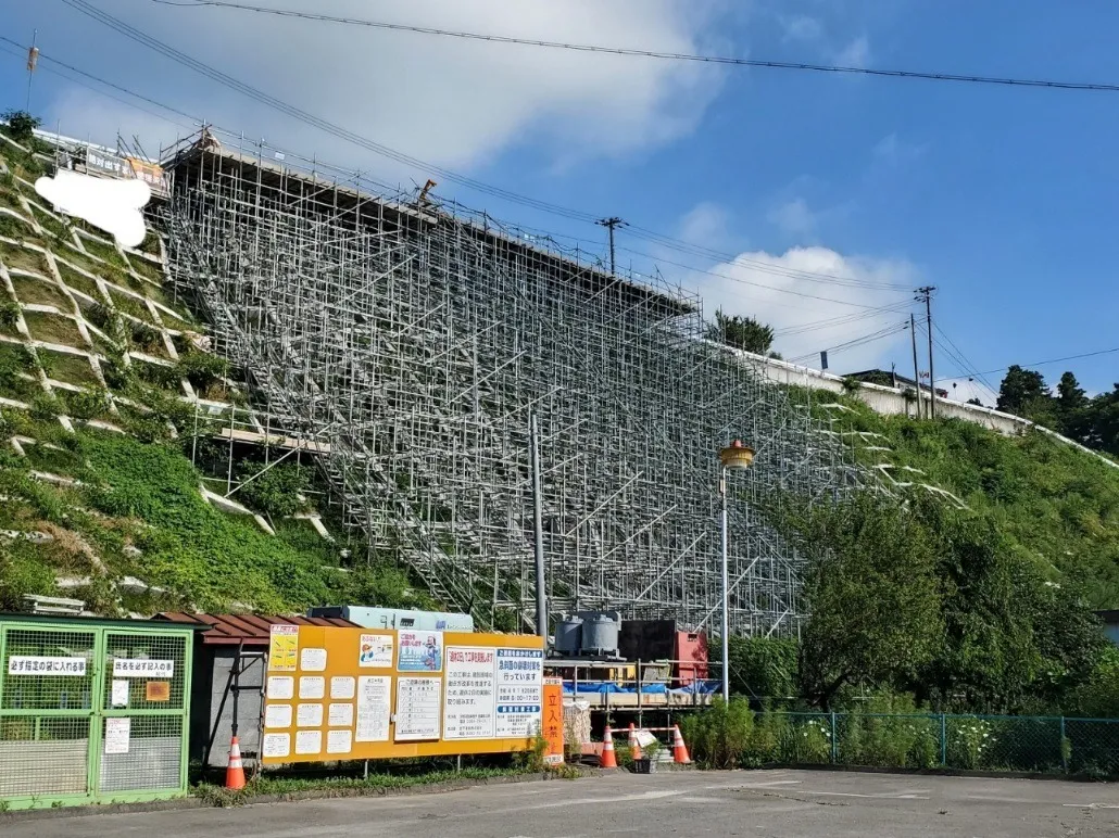 法面 単管足場