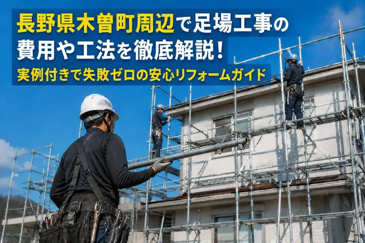 長野県木曽町周辺で足場工事の費用や工法を徹底解説！実例付きで失敗ゼロの安心リフォームガイド